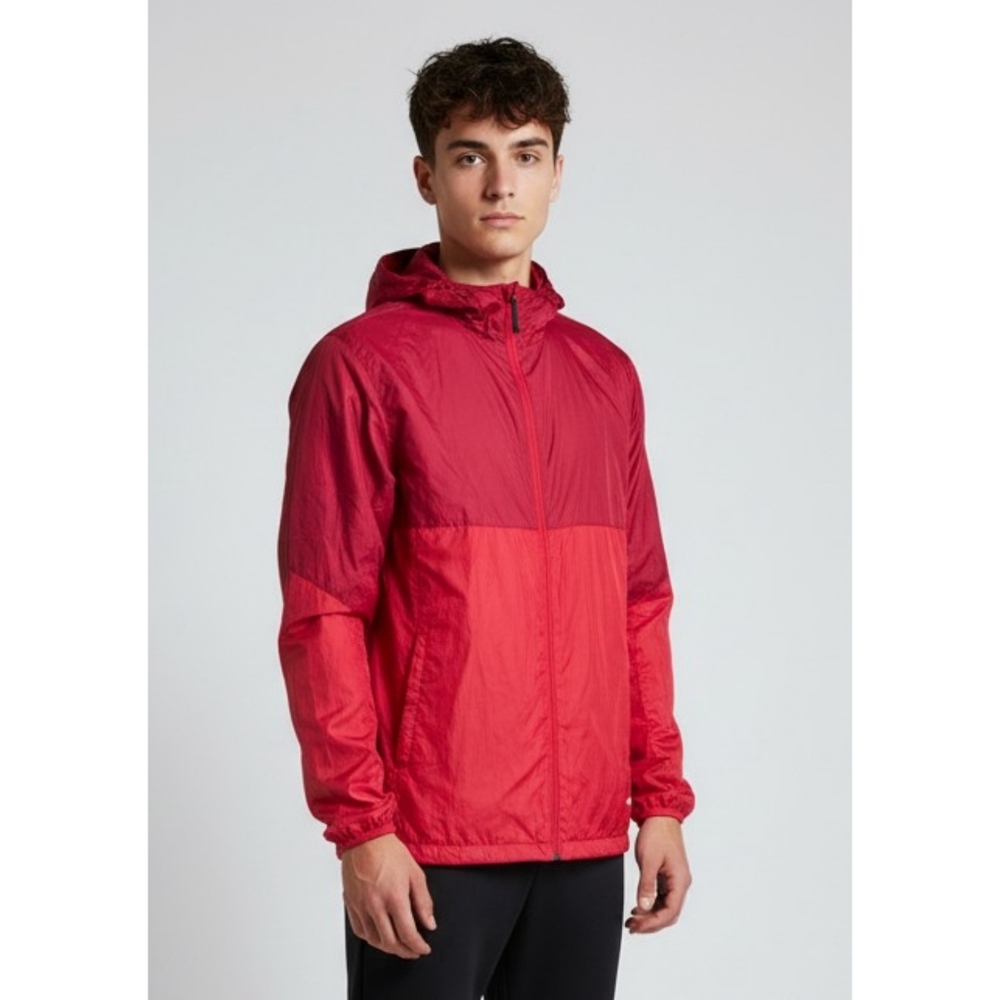 Tek Gear Performance Windbreaker Jacket Red Size M